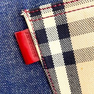 Denim Burberry purse